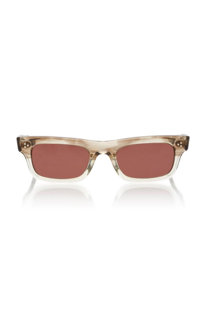 Oliver Peoples Jaye Rectangular-frame Acetate Sunglasses
