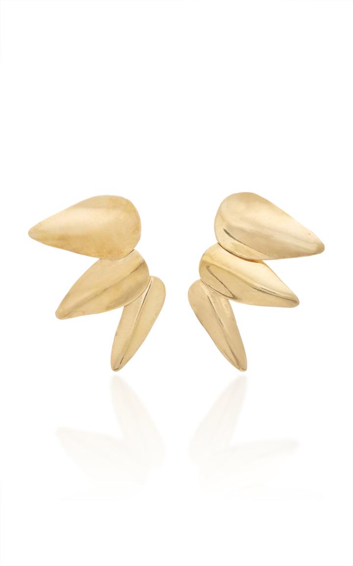 Ariana Boussard-reifel Marcheline Gold-tone Earrings