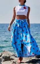 Gl Hrgel Crabby Tied Back Crop Top