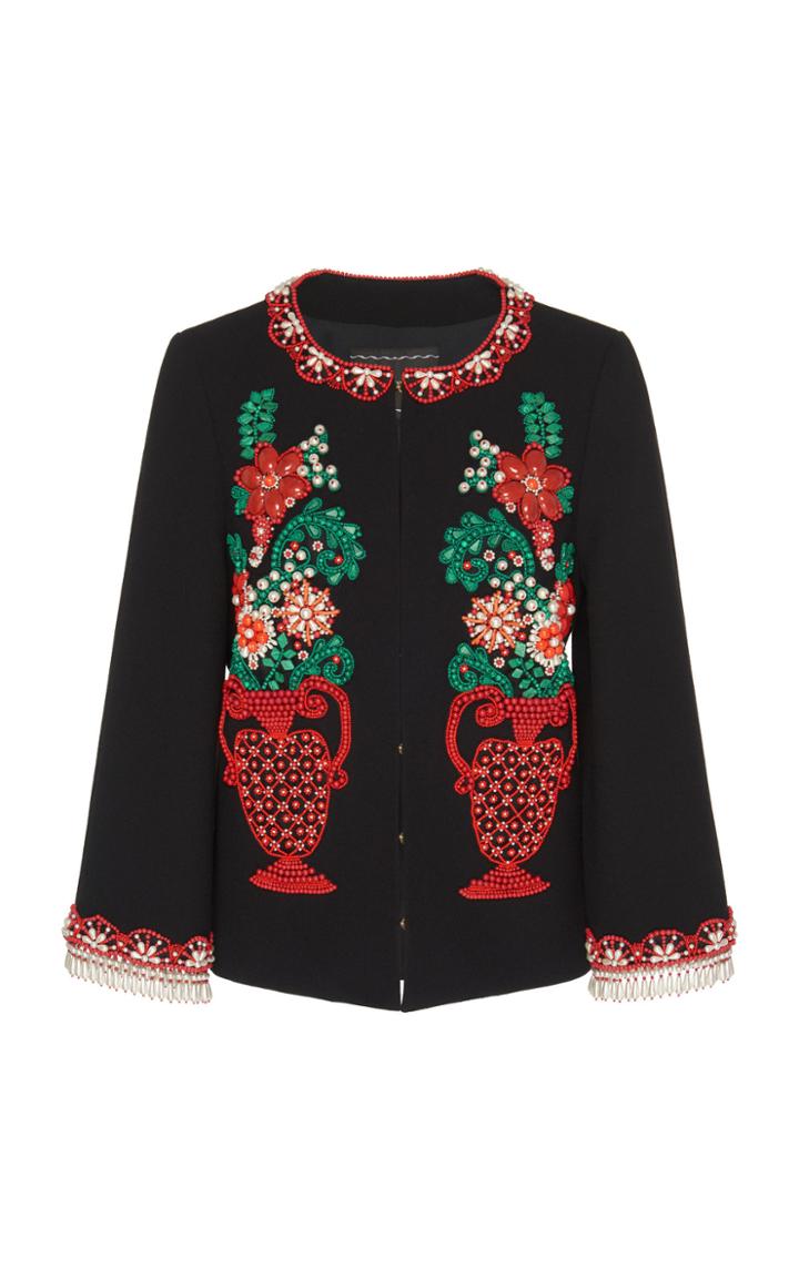 Andrew Gn Embellished Waist Jacket