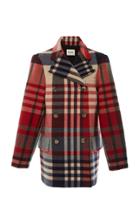 Khaite Clara Plaid Wool-blend Coat
