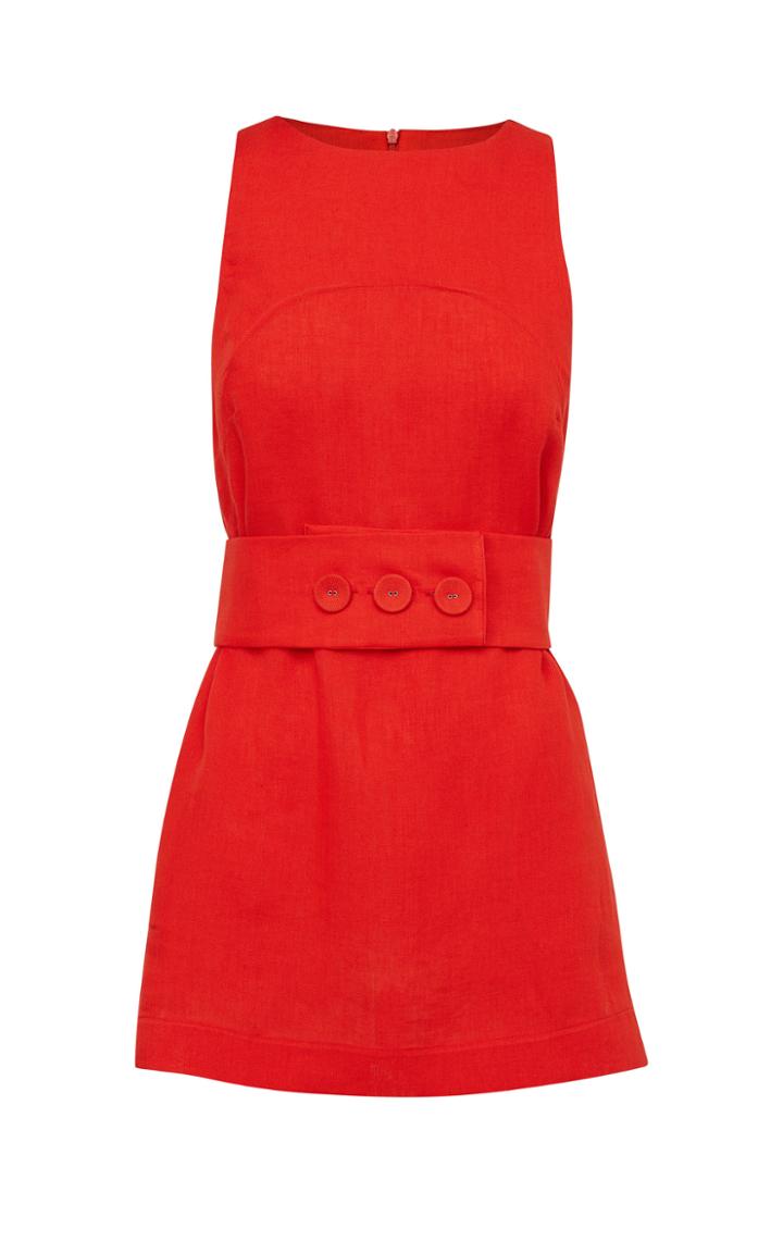 Moda Operandi Bondi Born Jean Linen Shift Dress