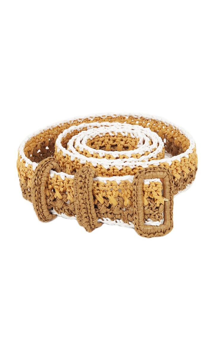 Moda Operandi Philosophy Di Lorenzo Serafini Raffia Woven Belt