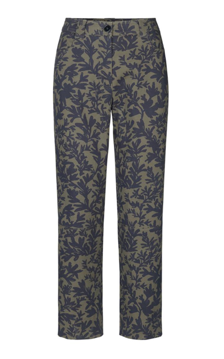 Moda Operandi Stine Goya Sira Floral Cotton Straight-leg Pants