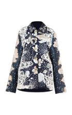 Moda Operandi Biyan Krasula Taffeta & Lace Down Jacket