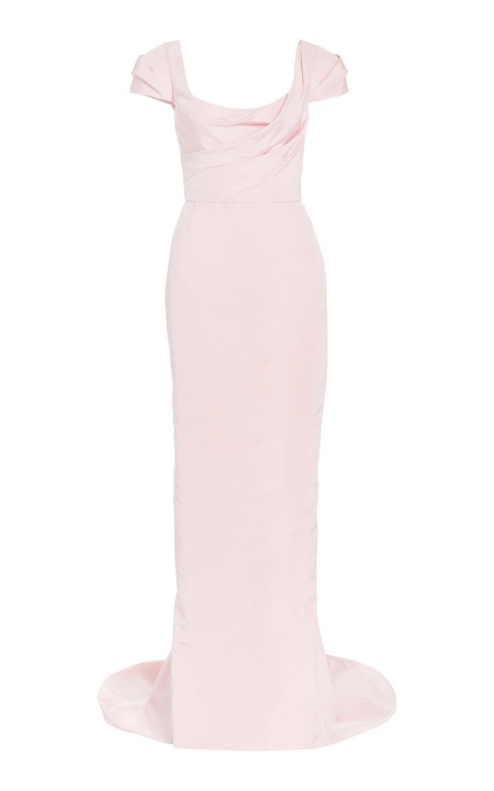 Moda Operandi Marchesa Silk-faille Gown