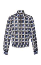 Tomas Maier Grid Fleece Jacket
