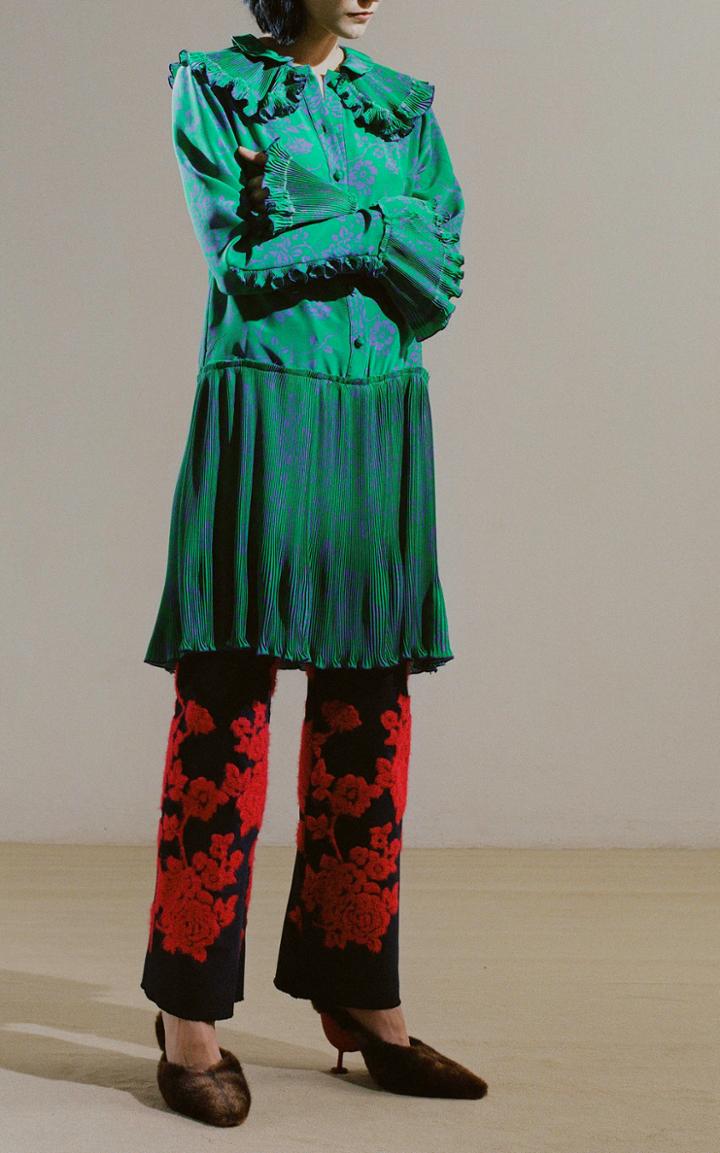 Giuseppe Di Morabito Wool Embroiderd Trouser