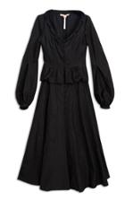 Moda Operandi Brock Collection Stefania Peplum-waist Cotton Midi Shirt Dress