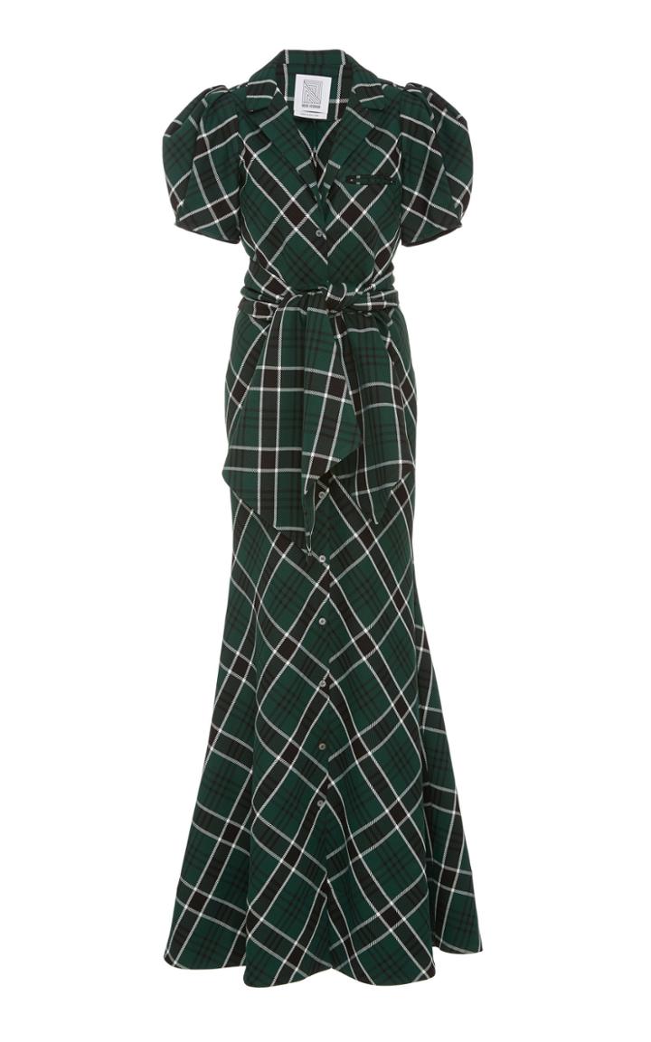 Rosie Assoulin Belted Crepe Dress
