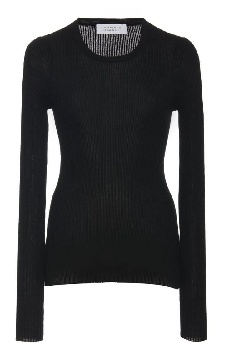 Moda Operandi Gabriela Hearst Margret Cashmere-silk Blend Long-sleeve Top Size: S