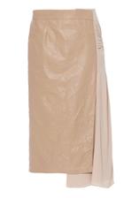 Moda Operandi N21 Two-tone Leather Skirt Size: 38