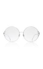 Moda Operandi Linda Farrow Oversized Round-frame Metal Sunglasses
