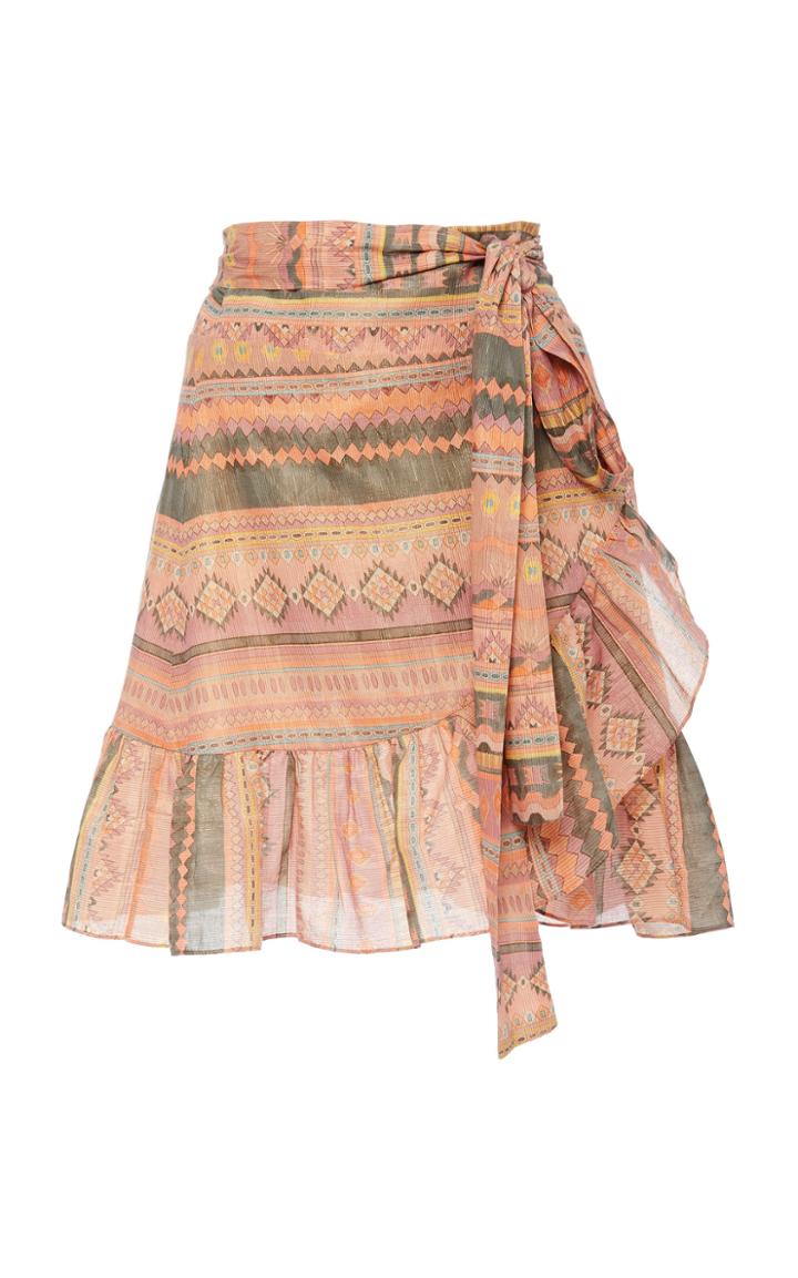 Moda Operandi Chufy Piura Cotton-blend Wrap Skirt Size: Xs