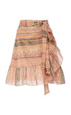 Moda Operandi Chufy Piura Cotton-blend Wrap Skirt Size: Xs