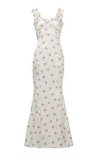 Moda Operandi Alessandra Rich Floral-printed Satin Dress