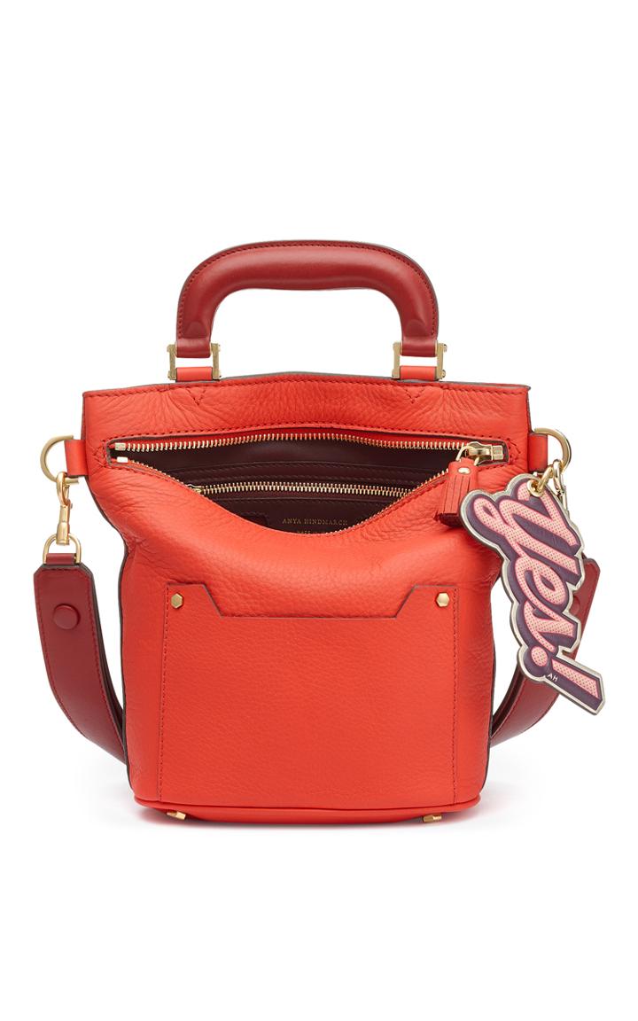 Anya Hindmarch Orsett Top Handle Mini Yes In Geisha Soft Grain