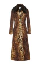Moda Operandi Prabal Gurung A-line Leopard-print Coat