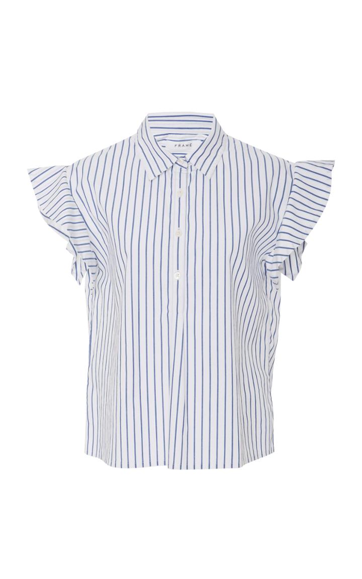 Frame Denim Flounce Popover