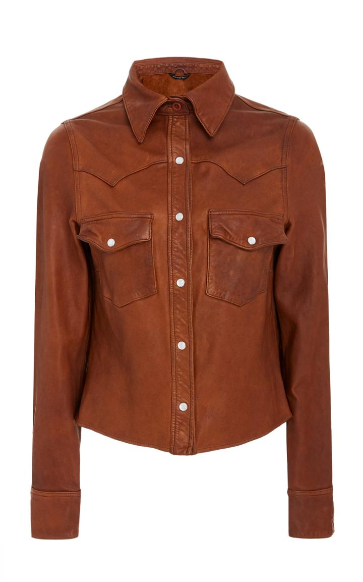 Marissa Webb Brodie Utility Leather Jacket