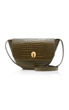 Wandler Billy Croc-effect Patent Leather Bag