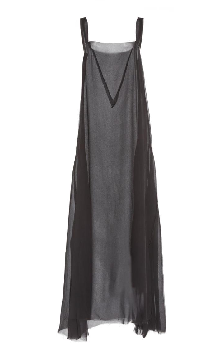 Albus Lumen Manuela Sleeveless Silk-knit Dress