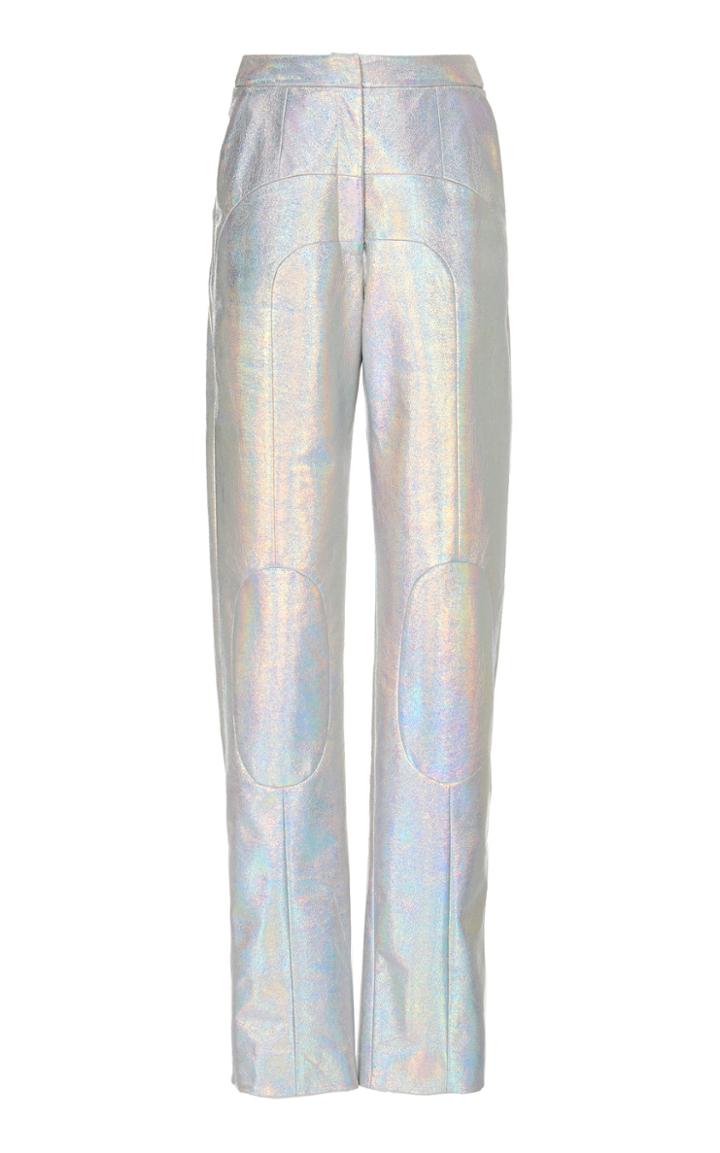Matriel Hologram High Waist Pants