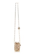 Rosantica Gelso Floral Crystal-embellished Brass Bag
