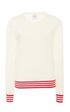 Moda Operandi Madeleine Thompson Rome Striped-trim Sweater Size: L