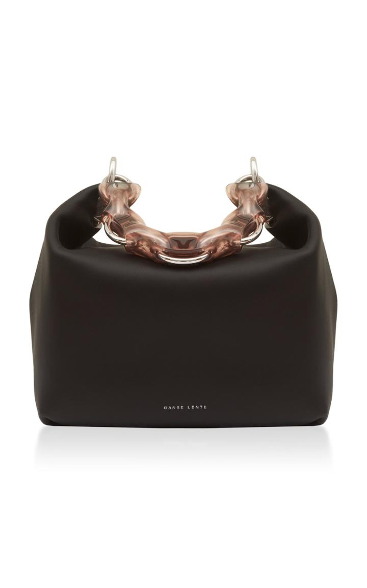 Danse Lente Ela Chain-detailed Leather Top Handle Bag