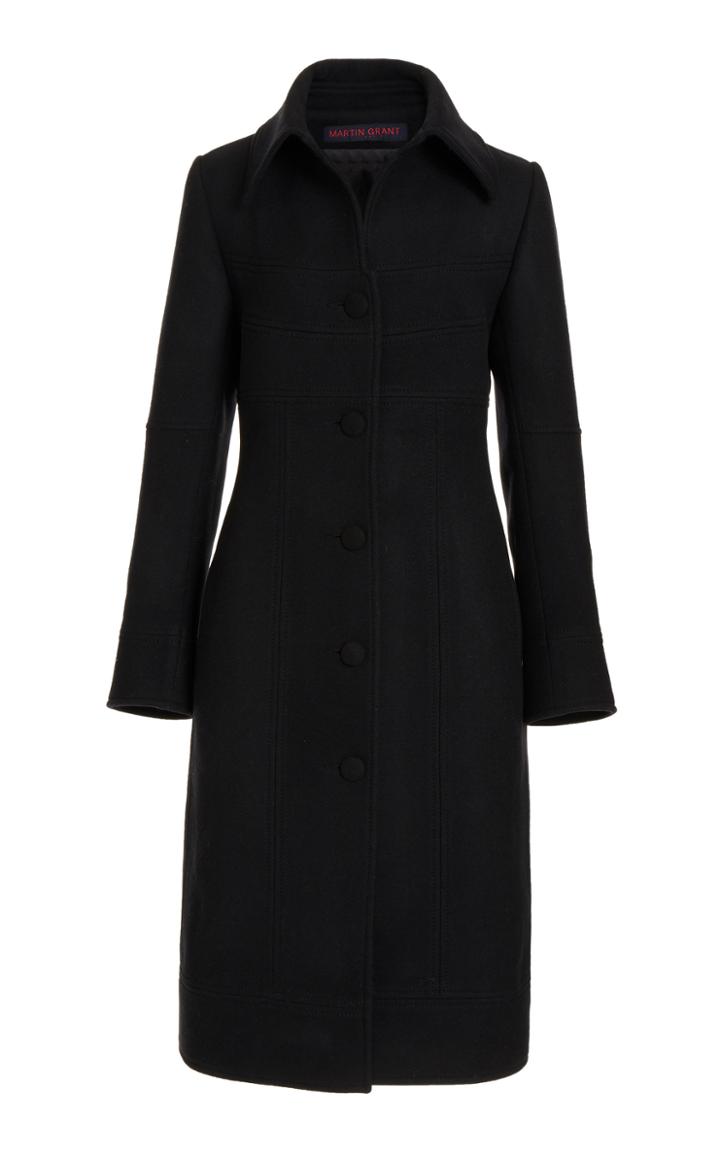 Moda Operandi Martin Grant Napolean Wool-blend Coat