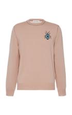 Alexander Mcqueen Embroidered Wool Sweater