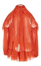 Maria Lucia Hohan Draped Shoulder Wayan Blouse
