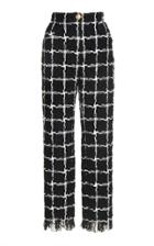 Balmain Tiled Straight Leg Trousers