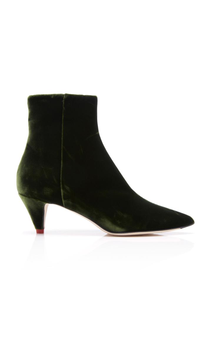 Aeyde Franzi Velvet Bootie