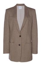 Agnona Wool And Cashmere-blend Notched Lapel Blazer