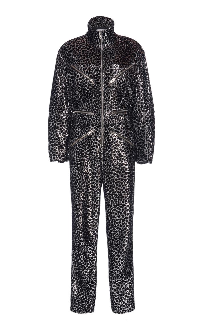 Philosophy Di Lorenzo Serafini Embellished Leopard Jumpsuit
