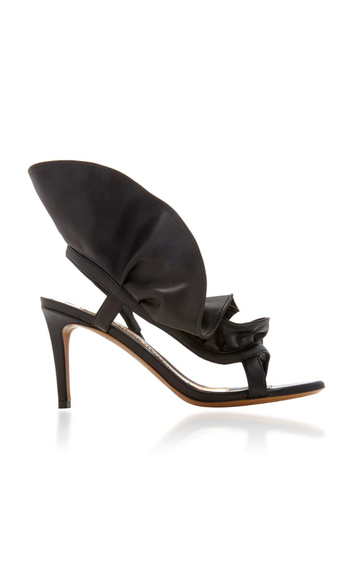 Moda Operandi Alexandre Vauthier Penelope Satin Low Heels Size: 36.5