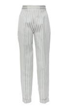 Brock Collection Older Stripe Twill Straight-leg Pants