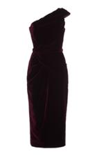 Ralph & Russo Liquid Velvet Asymmetrical Dress
