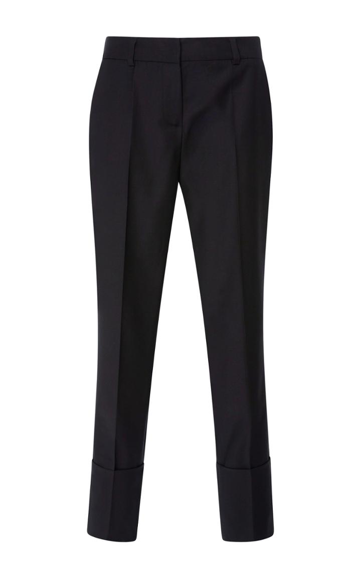 Maison Pre Cuffed Tailored Wool Pant