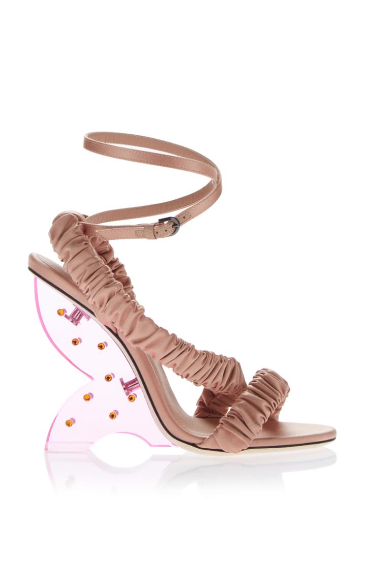 Marco De Vincenzo Plexi Wedge Sandal