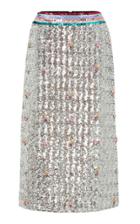 Mary Katrantzou Sigma Sequin Midi Skirt