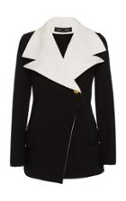 Proenza Schouler Stretch Suting Novelty Lapel Blazer
