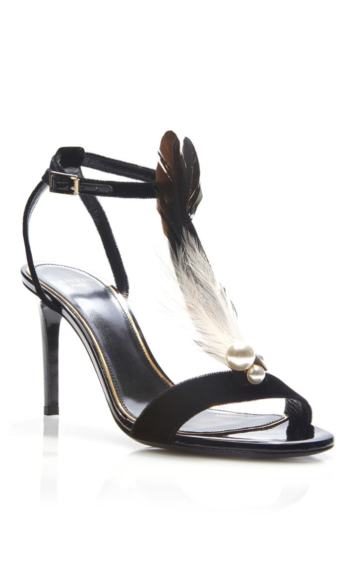 Lanvin Feather Sandals