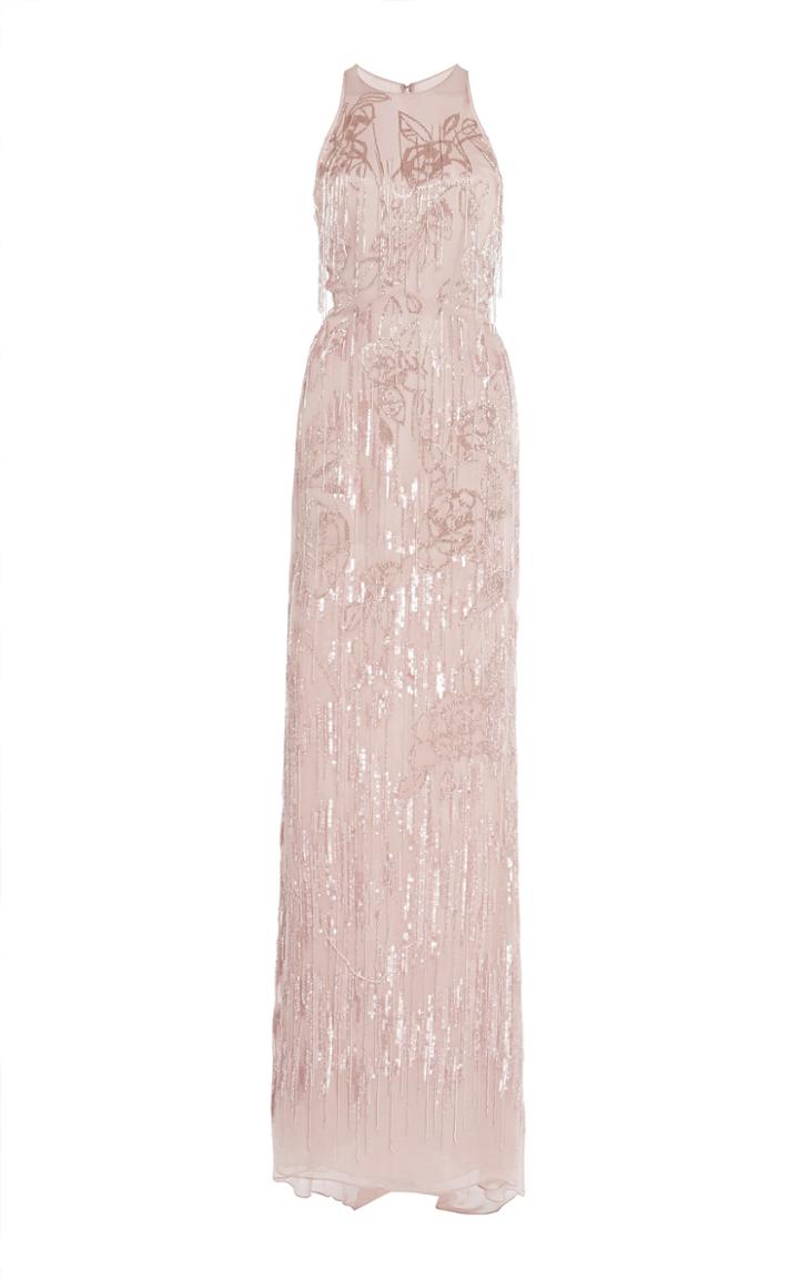 Zuhair Murad Beaded Fringe Gown