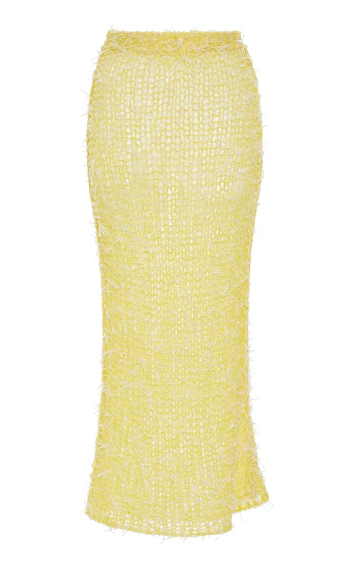 Christopher Kane Open Tweet Knit Skirt