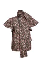 Moda Operandi La Doublej Lou Lou Floral-print Cotton Shirt Size: Xs