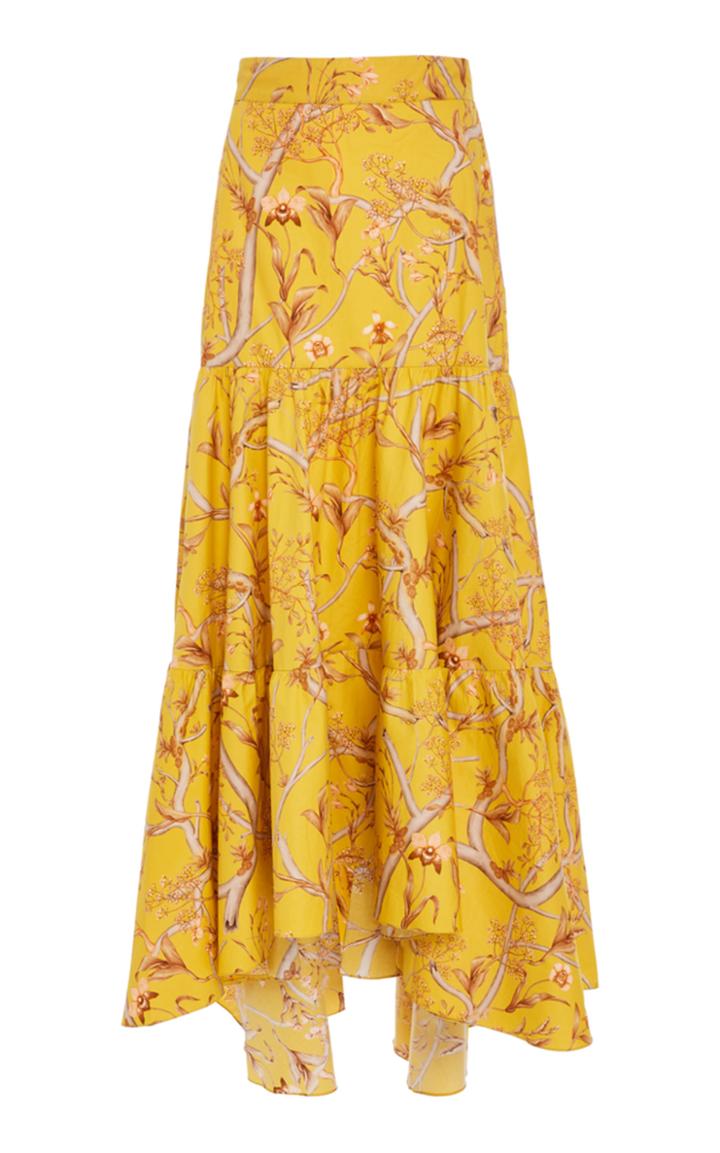 Johanna Ortiz La Cumbia Cotton Poplin Skirt