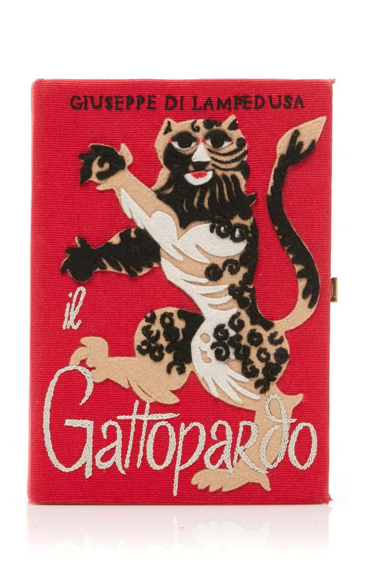 Olympia Le-tan Classic Gattopardo Clutch